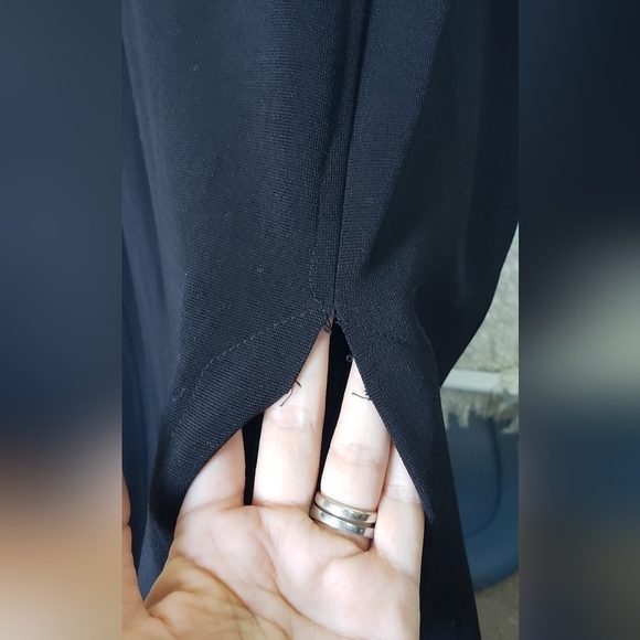 Vintage 90s black rhinestone prom style maxi dress 12 large fits like 8 - Picture 2 of 12